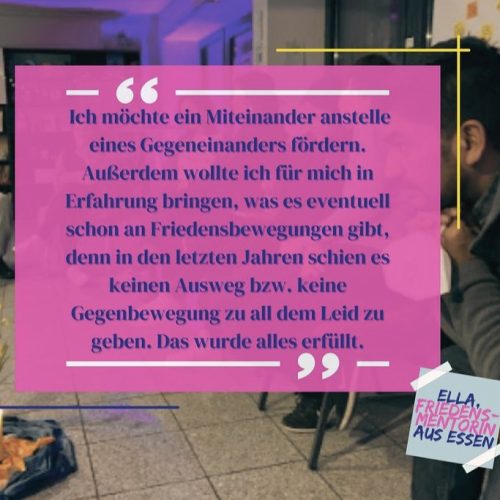 Referenz Friedensmentor*innen-Ausbildung